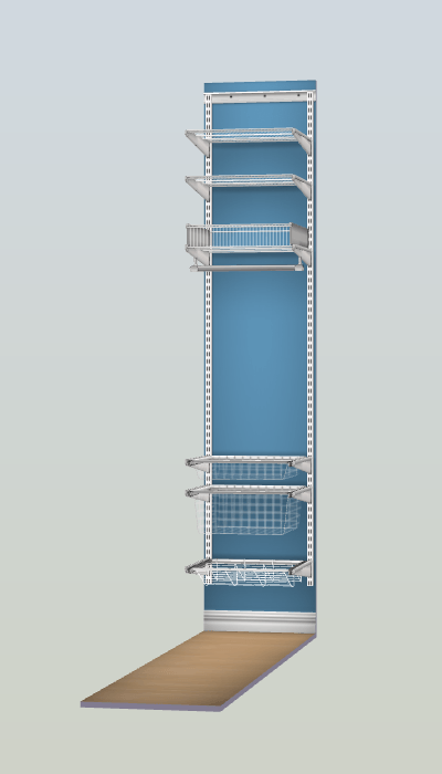 rangement elfa espace 50 cm