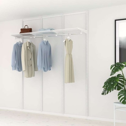 Kit Rangement Dressing Basic Elfa Blanc 180 Cm-Elfa