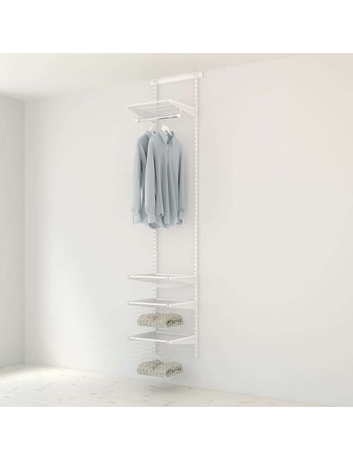 Kit Rangement Dressing Medium Elfa Blanc 45 Cm-Elfa