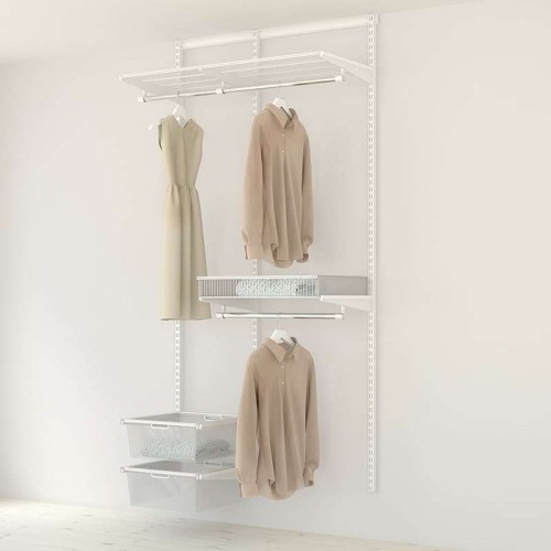 Kit Rangement Dressing Medium Elfa Blanc 95 Cm-Elfa