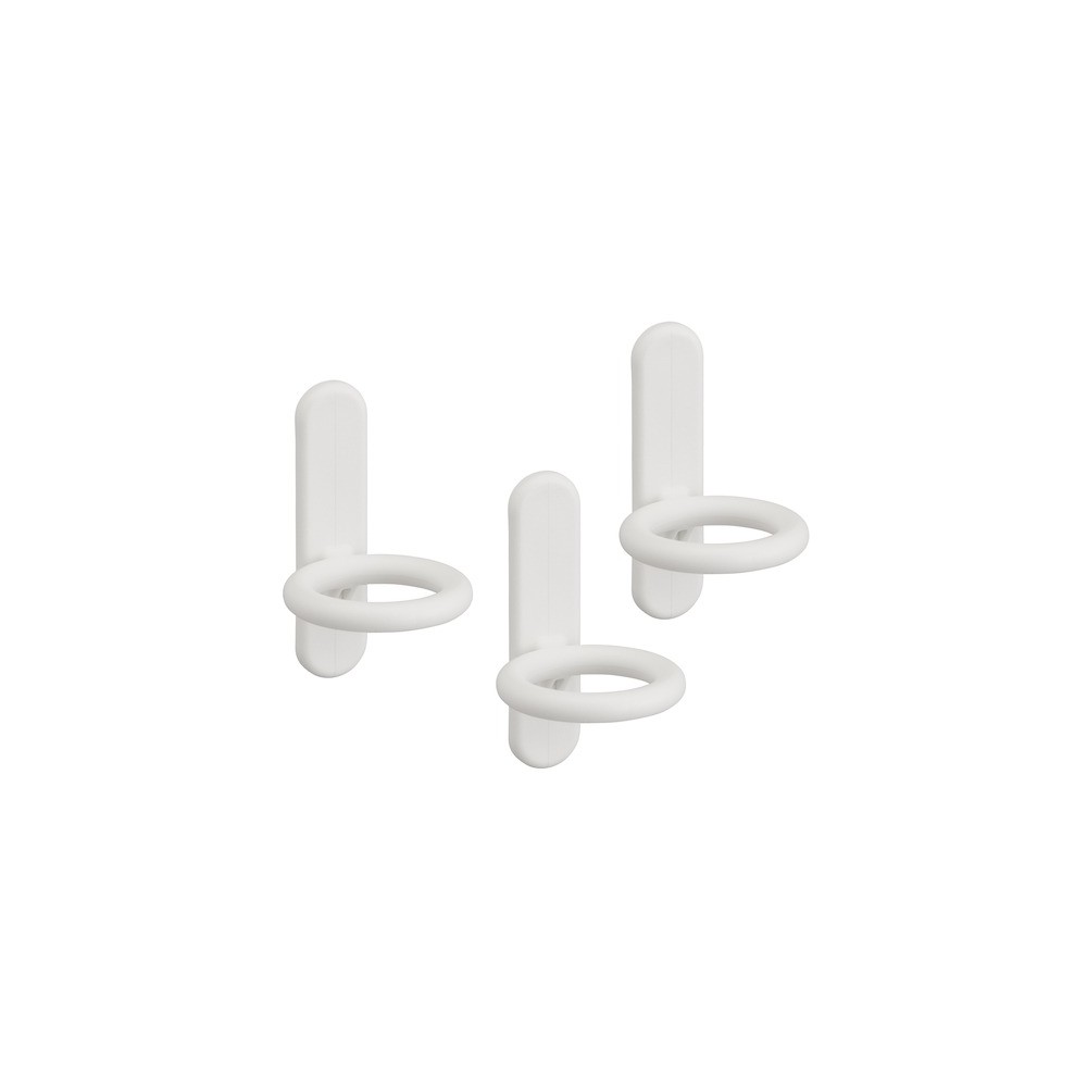 Lot 3 crochets ronds panneau blanc elfa 474510 Lot 3 crochets ronds panneau blanc elfa 474510