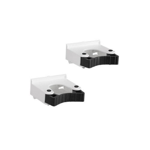 Lot de 2 porte outils / balais Blanc  Elfa