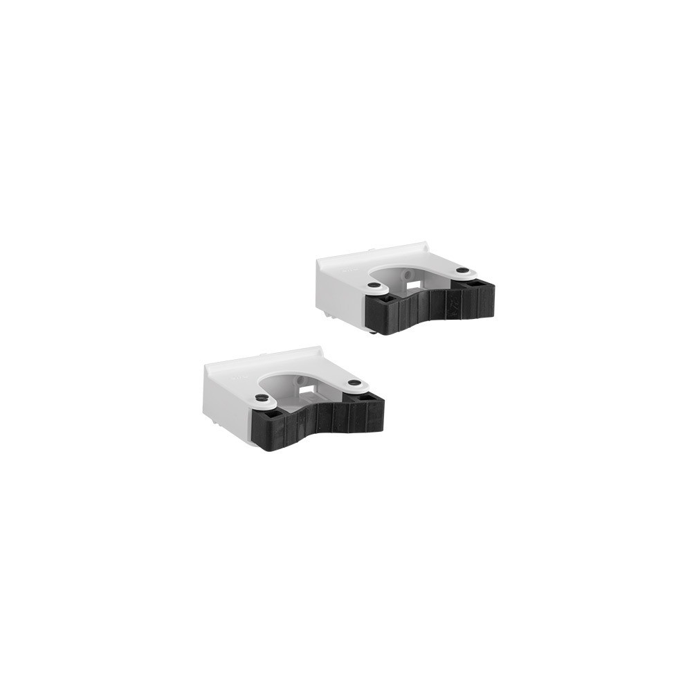 Lot de 2 porte outils / balais Blanc Elfa Lot de 2 porte outils / balais Blanc Elfa