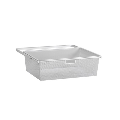 Panier coulissant Blanc Prof 40cm Elfa