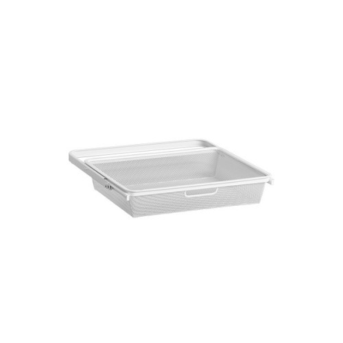Panier coulissant Blanc Prof 30cm Elfa