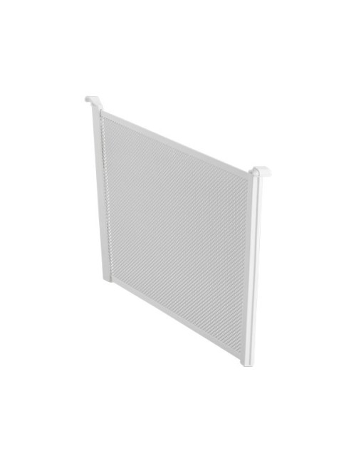 Lot de 2 séparateurs blanc pour panier prof 40cm Dimension panier:2 glissières : Hauteur 18,5 cmElfa