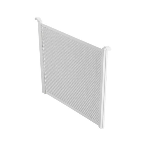 Lot de 2 séparateurs blanc pour panier prof 40cm Dimension panier:2 glissières : Hauteur 18,5 cmElfa
