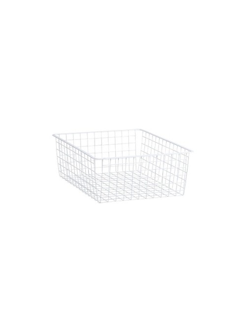 Panier fil Largeur 45 cm Blanc Elfa