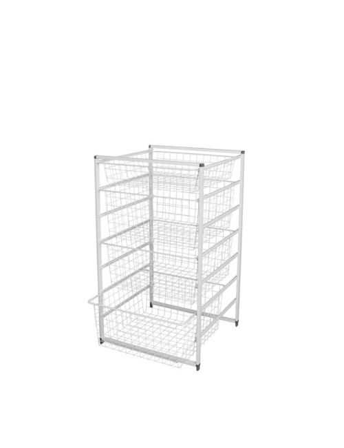 Kit Rangement Colonne 4 Paniers Fils largeur 45 Cm Elfa Elfa