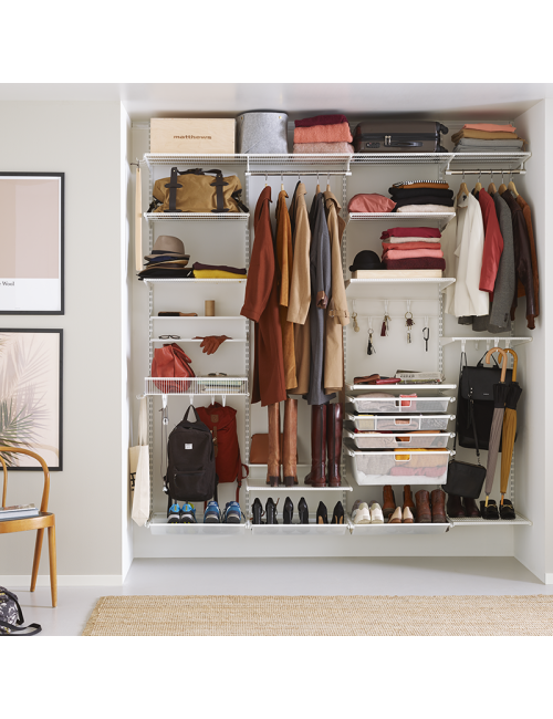 Kit Hall d'entrée 230 cm Blanc Elfa
