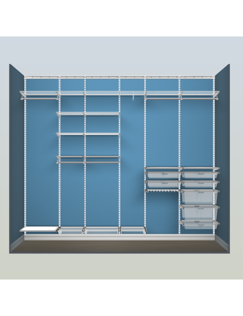 Kit Chambre adulte 320 cm Blanc