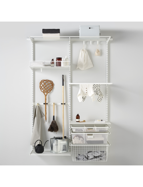 Kit Buanderie 130 cm Blanc Elfa Elfa