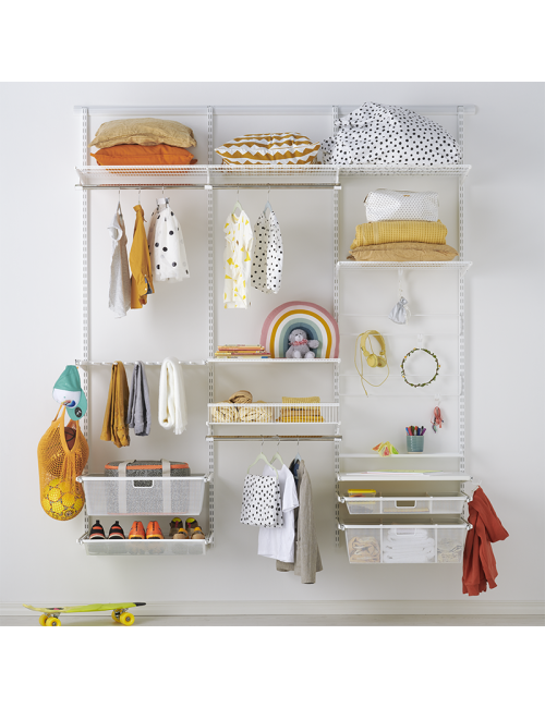 Kit Chambre enfant 185 cm Blanc Elfa Elfa