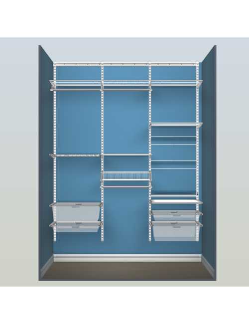 Kit Chambre enfant 185 cm Blanc Elfa Elfa