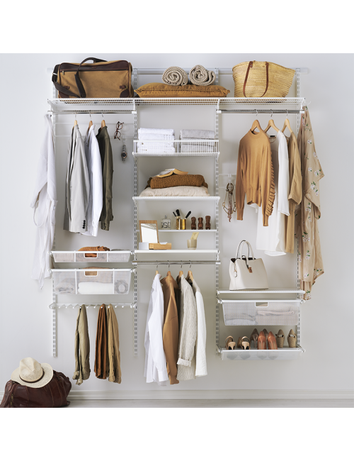Kit Chambre Adultes 185 cm Blanc Elfa Elfa