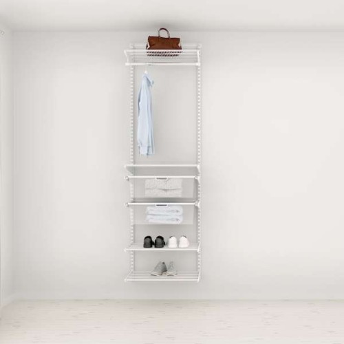 Solution pour placard Elfa Classic Blanc option 2 