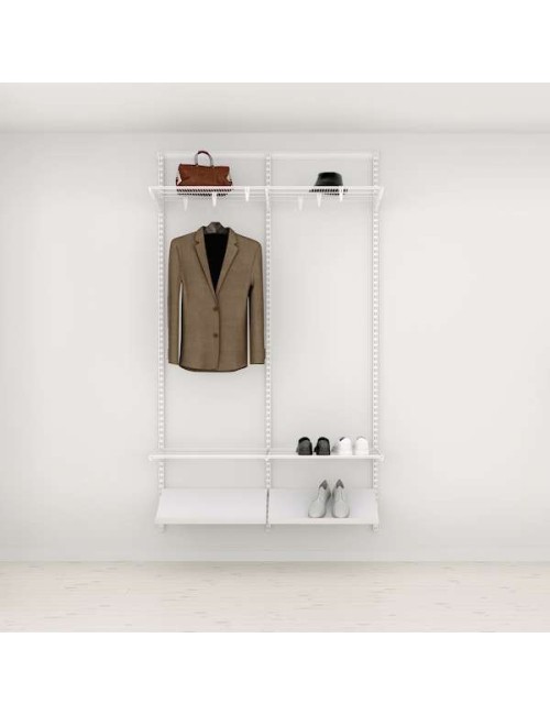 Solution d'entrée Elfa Classic Blanc option 2 