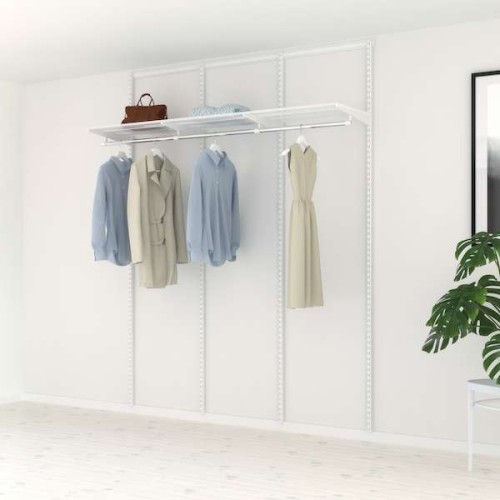 Solution pour placard Elfa Classic Blanc option 6