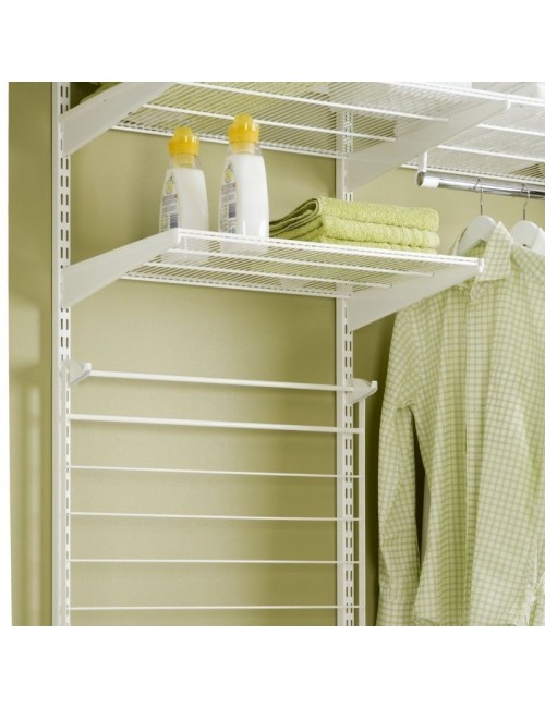 Kit 90 cm rangement machine à laver n°3, un rangement alliant le bois et l'acier pour un dressing moduloable et élégant.