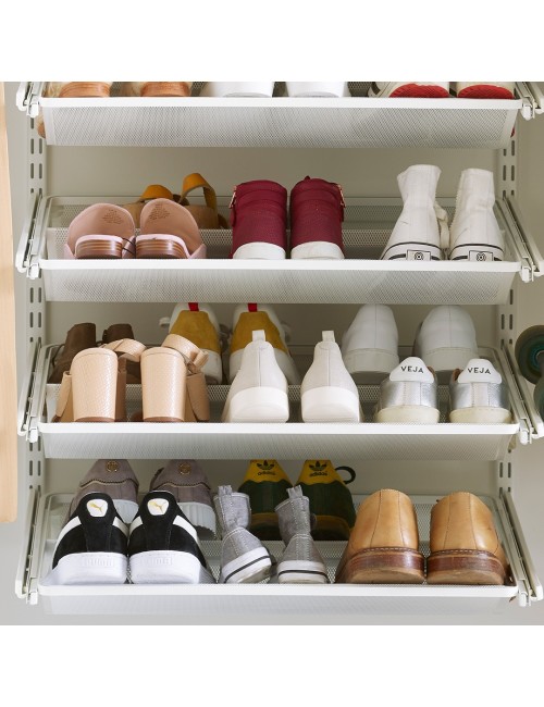 Porte-chaussures 60cm Blanc Elfa