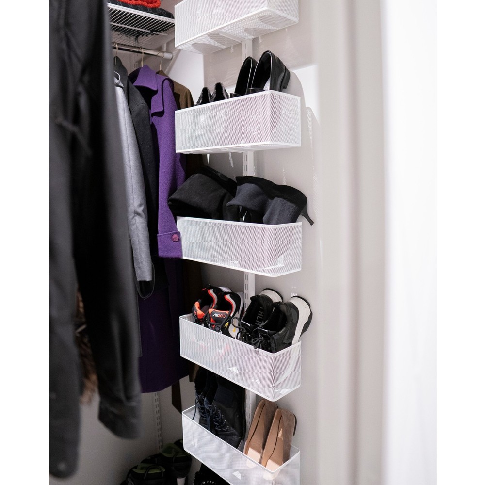 Créez un rangement Elfa au dos de votre porte, tous les produits sont disponibles sur notre site,  Kit complet utility home port