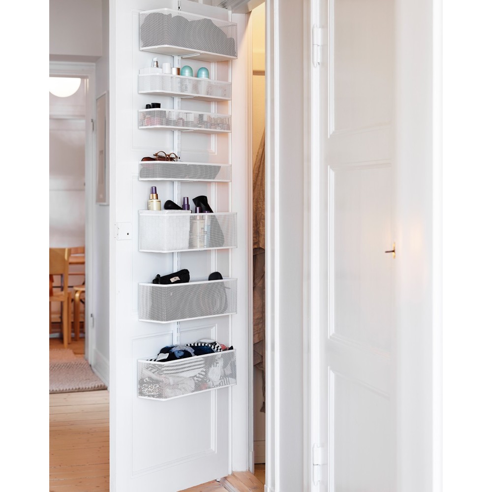 Créez un rangement Elfa au dos de votre porte, tous les produits sont disponibles sur notre site,  Kit complet utility home port