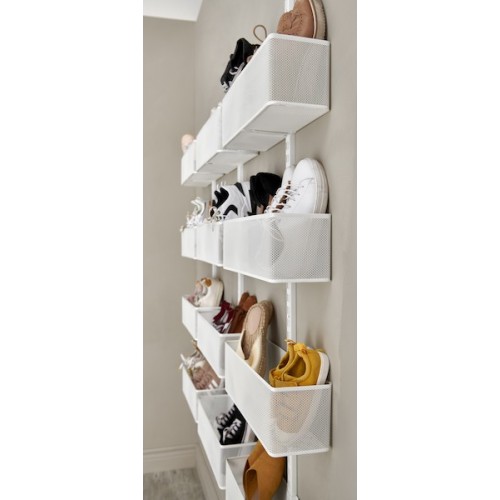 Créez un rangement Elfa au dos de votre porte, tous les produits sont disponibles sur notre site,  Panier pour porte Blanc ...
