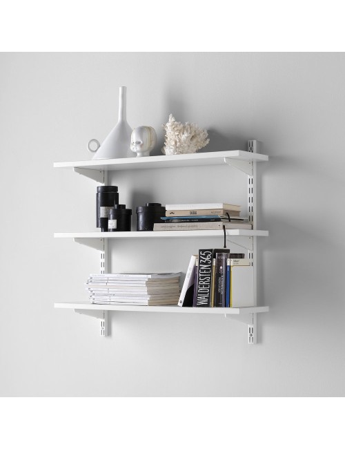 Kit connexion étagère Blanc 78 cm