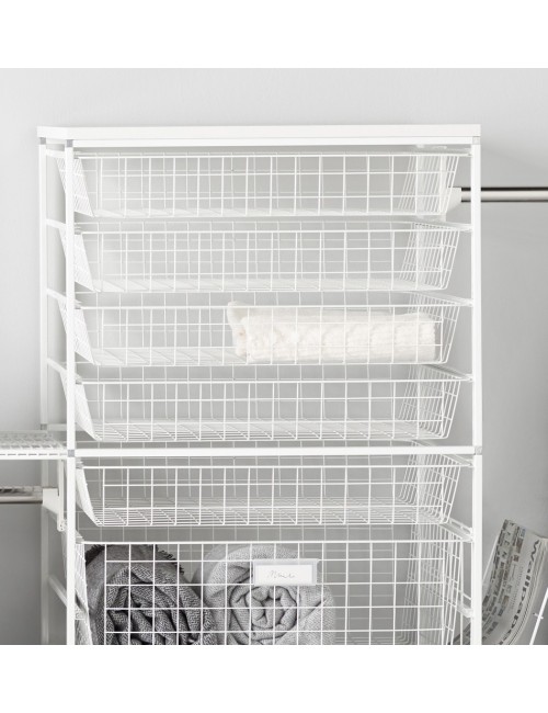 Panier fil Largeur 45 cm Blanc Elfa