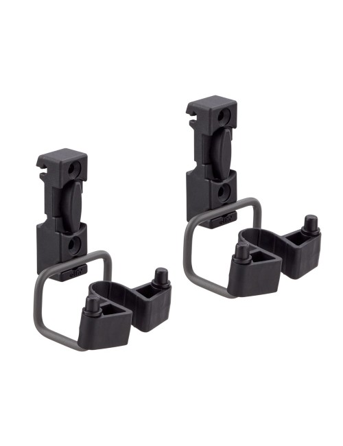Retrouver l'élément  Porte-outils large pour lisse Garage + pour Lisses pour crochets et accéssoires de la Gamme Garage + Elfa