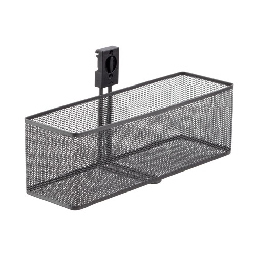 Retrouver l'élément  Panier filet pour lisse Garage + pour Lisses pour crochets et accéssoires de la Gamme Garage + Elfa