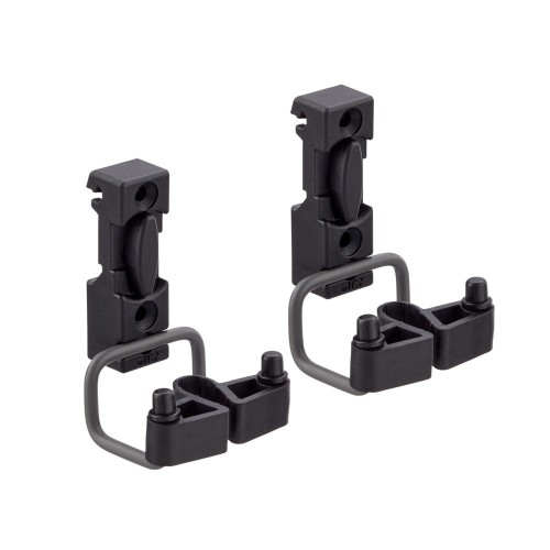 Retrouver l'élément  Porte-outils petit pour lisse Garage + pour Lisses pour crochets et accéssoires de la Gamme Garage + Elfa