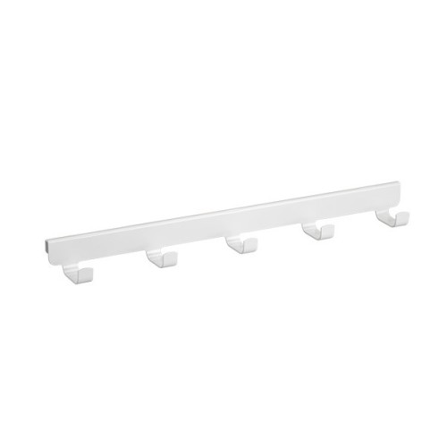 Accroche-tout pour console Blanc-Taille:42 cm - 5 crochets-elfa