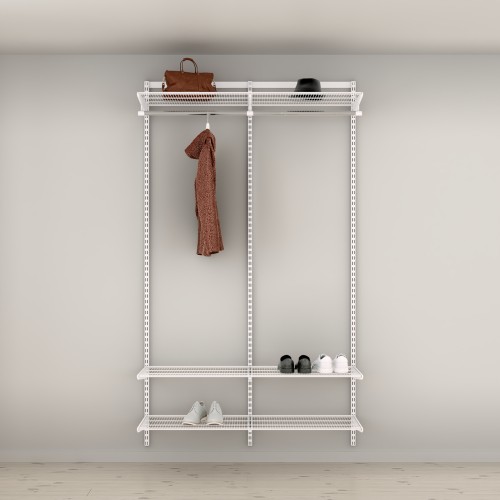 Rangement-Solution d'entrée Elfa Classic Blanc option 3