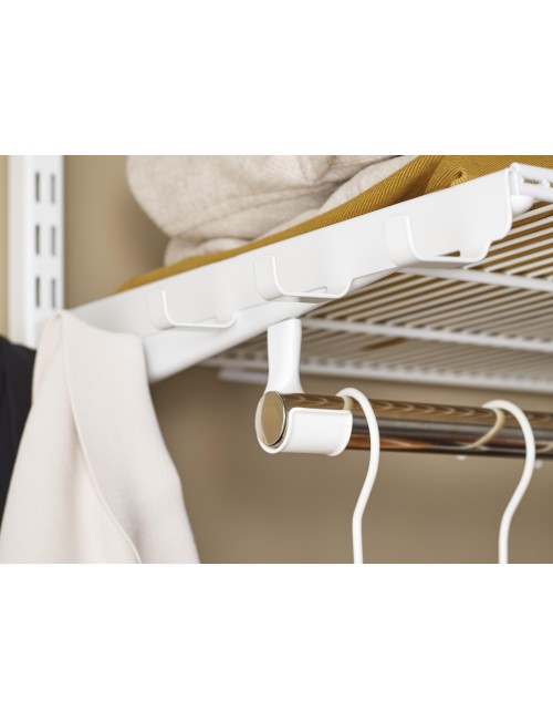 Accroche-tout pour console Blanc-Taille:32 cm - 4 crochets-elfa