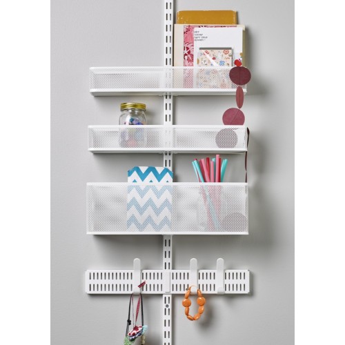 Panier filet pour porte blanc- -elfa