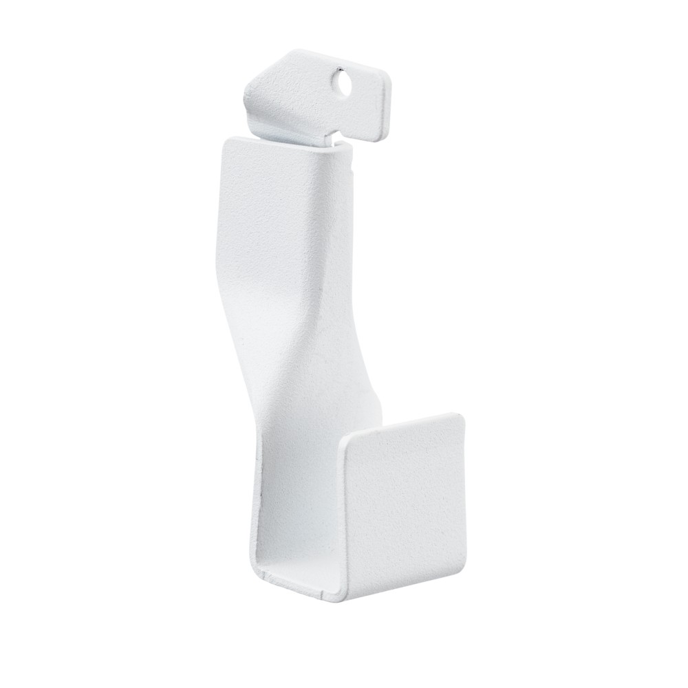 Support de tube penderie Blanc Mat