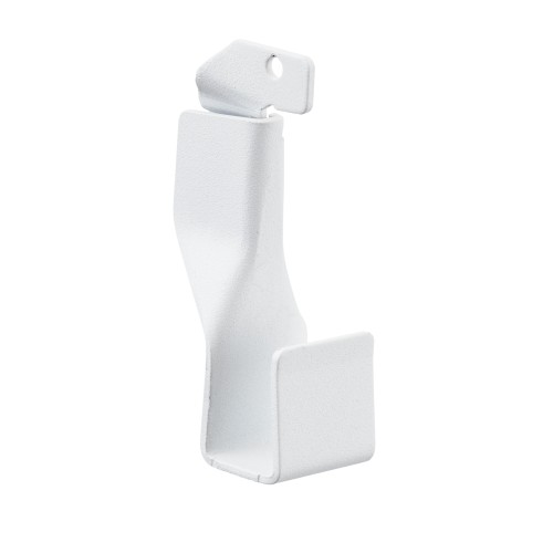 Support de tube penderie Blanc Mat