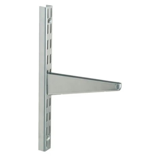 Equerre double perforation 27 cm Platinium elfa
