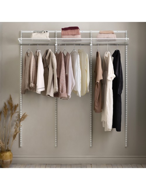 Elfa kit de rangement 3 sections blanc Elfa