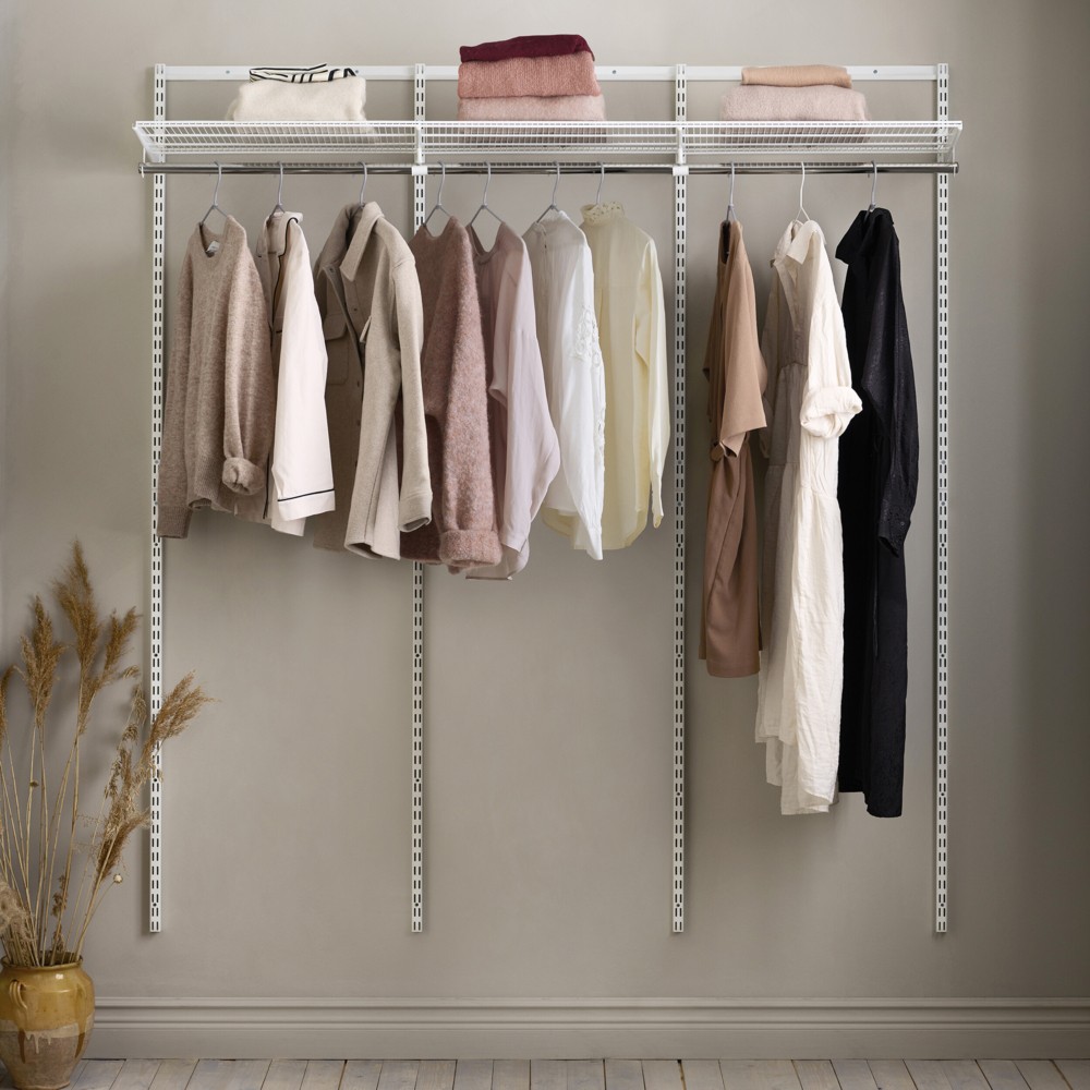 Elfa kit de rangement 3 sections blanc Elfa