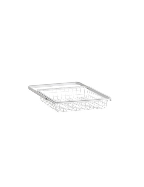 Panier tiroir coulissant Blanc Prof 40cm  Elfa