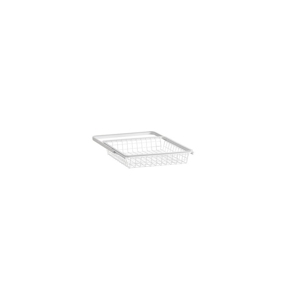 Panier tiroir coulissant Blanc Prof 40cm  Elfa Panier tiroir coulissant Blanc Prof 40cm  Elfa