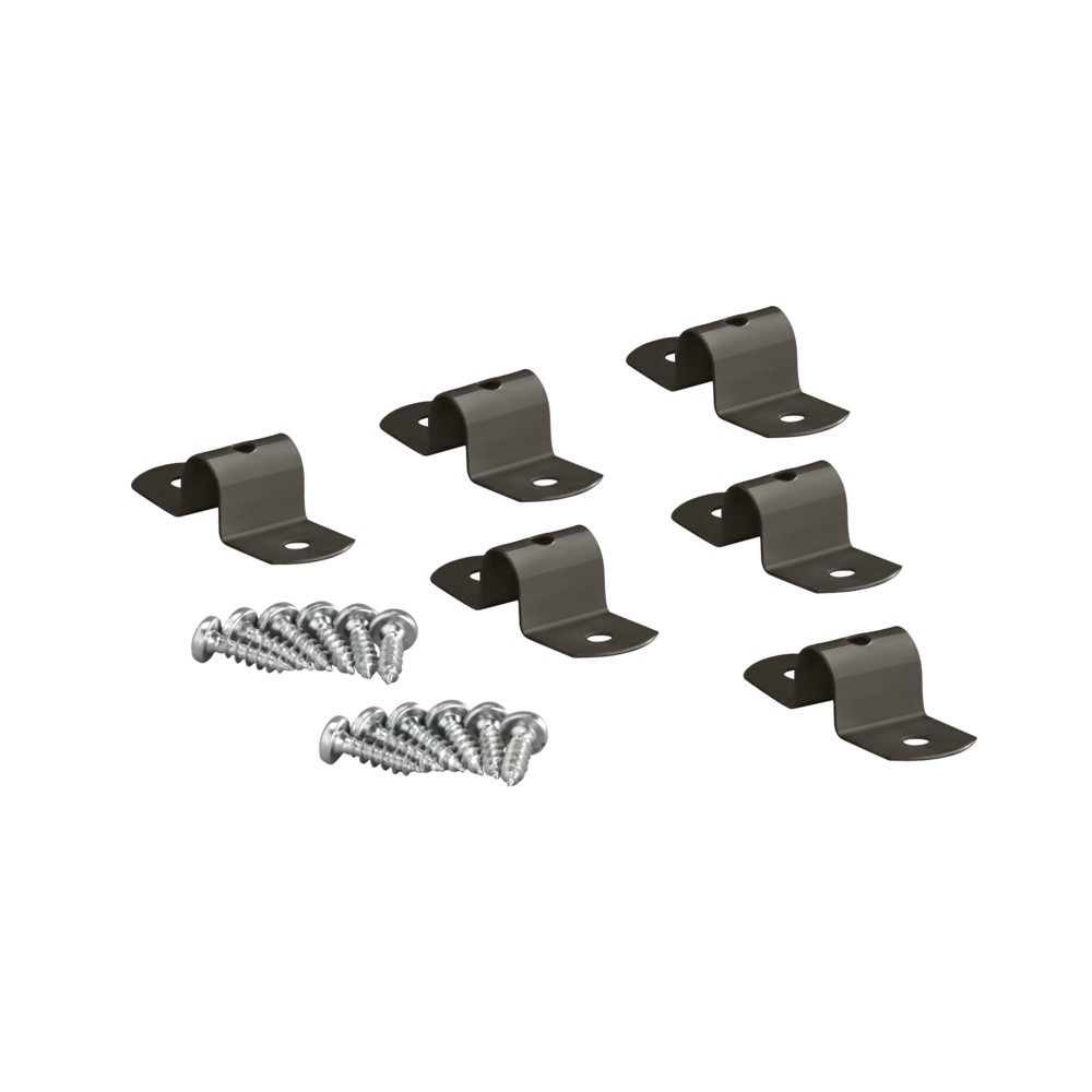 Les Etagères Elfa vous permettent d'accéssoiriser vos consoles click-in: Fixations pour tablette bois Blanc x6 pour votre range Les Etagères Elfa vous permettent d'accéssoiriser vos consoles click-in: Fixations pour tablette bois Blanc x6 pour votre range