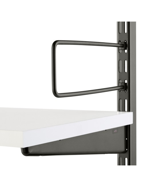 Les Etagères Elfa vous permettent d'accéssoiriser vos consoles click-in:  Fixations pour tablette bois Blanc x6 pour votre range