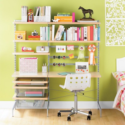 Bureau sur Pieds pour enfant freestanding Elfa