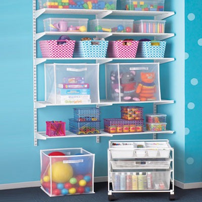 rangement pour jouets chamber d'enfant elfa