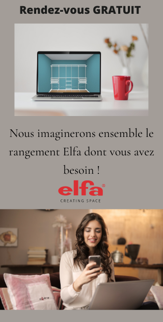 prendre un rendez vous gratuit de conception de rangement elfa