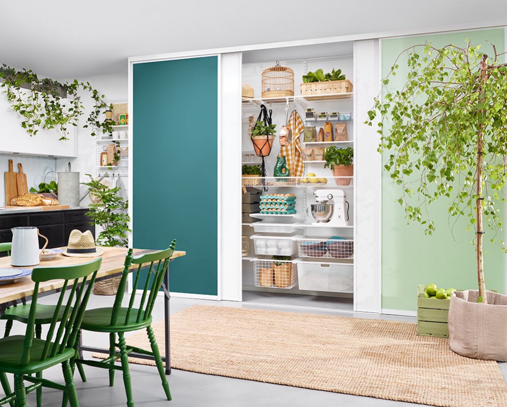 Solution de supports muraux Elfa pour la cuisine