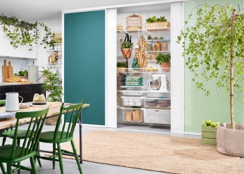 Solution de supports muraux Elfa pour la cuisine
